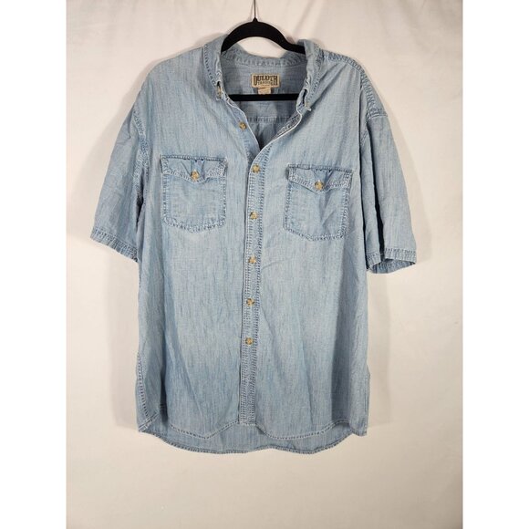 Vintage Duluth Mens Shirt Denim Button Up Y2K Gumpcore Casual  XL Tall - Picture 1 of 5